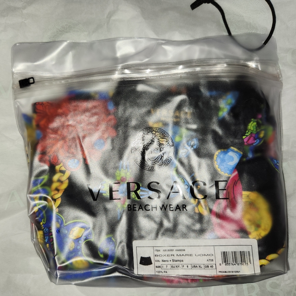 Versace multi-print Swim trunks